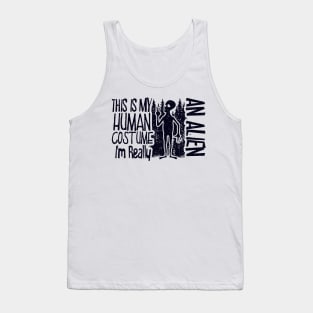 Alien Silhouette Tank Top